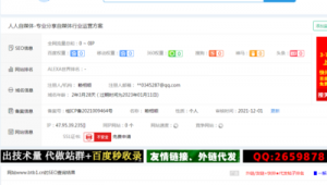 二級域名 做站群